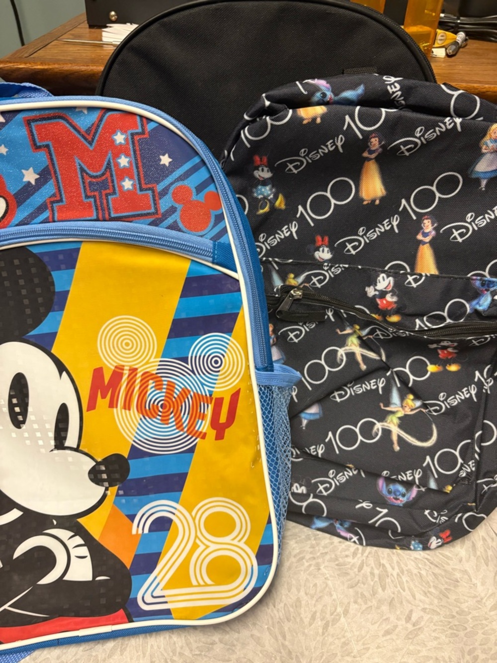 Disney Kids Mickey Graphic Backpack Set - Blue, Yellow, Black